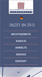 Mobile Screenshot of ihreanwaelte.de